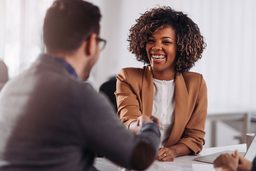 Professional navigating a career change and life transition